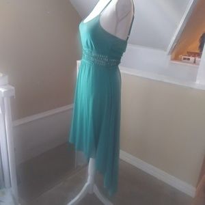 Hi lo dress with cut outs